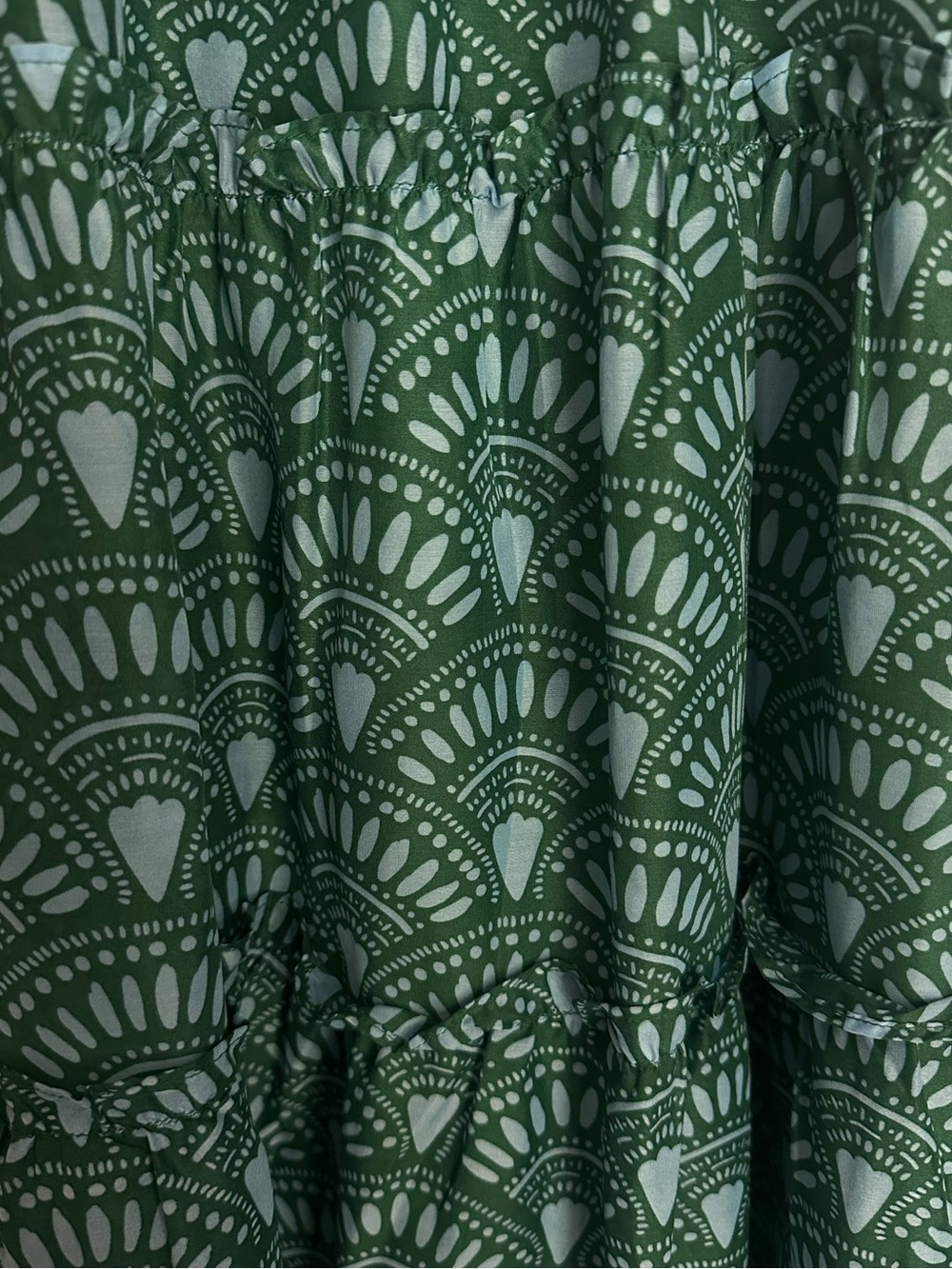 J. Marie Ruffle Strap Botanical Nap Dress- Size Small - Picture 3 of 7